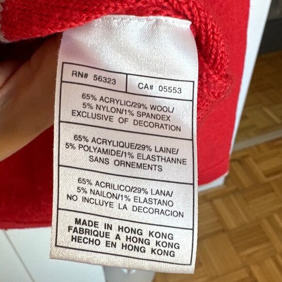 Vintage Retro Nike Unisex Wool Blend Red ACG Thermal Layer 1/4 Zip Sweater, Sz M - Picture 4 of 7